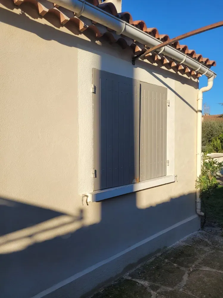 Réfection de façades sur villa